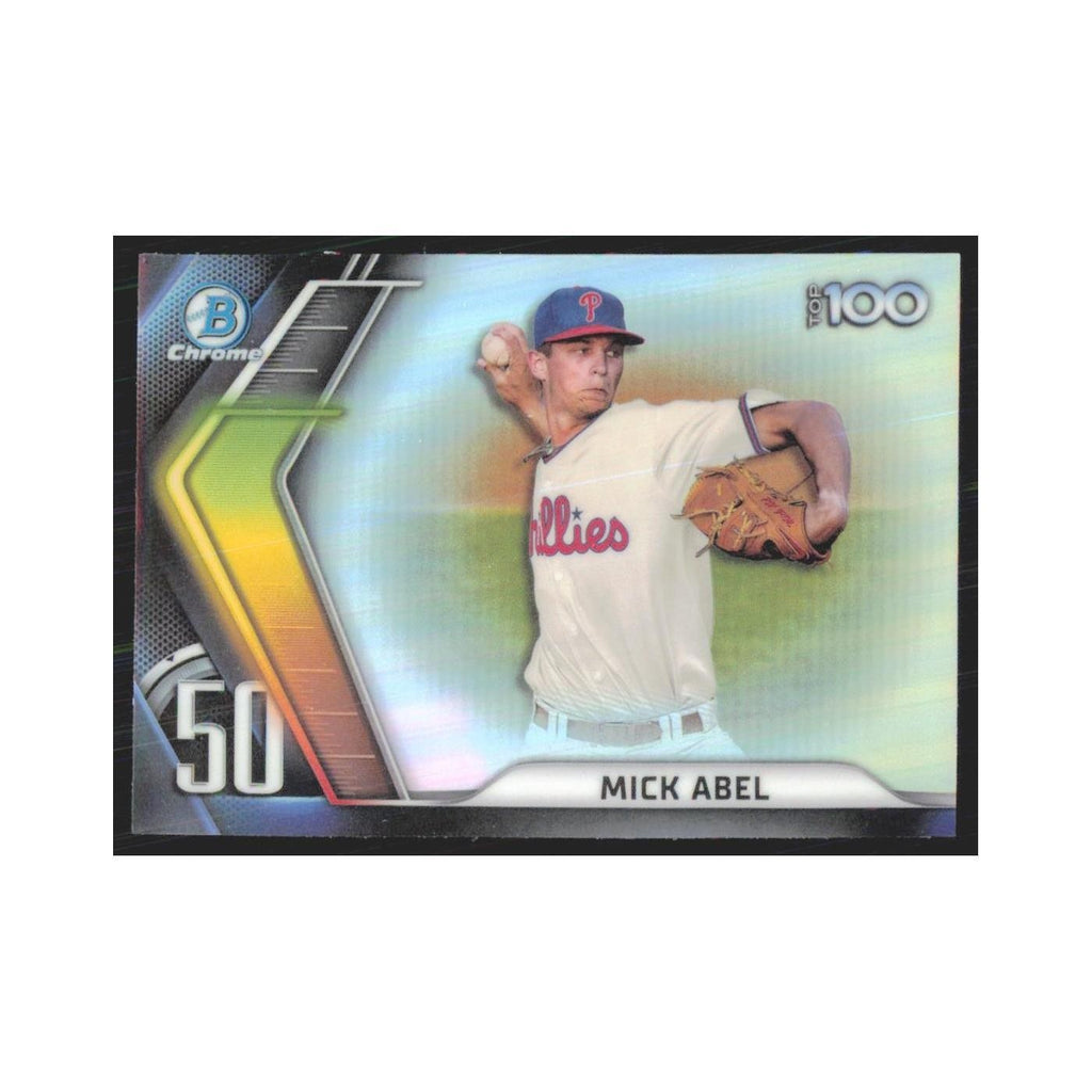2022 Bowman Chrome Mick Abel Phillies #BTP-50