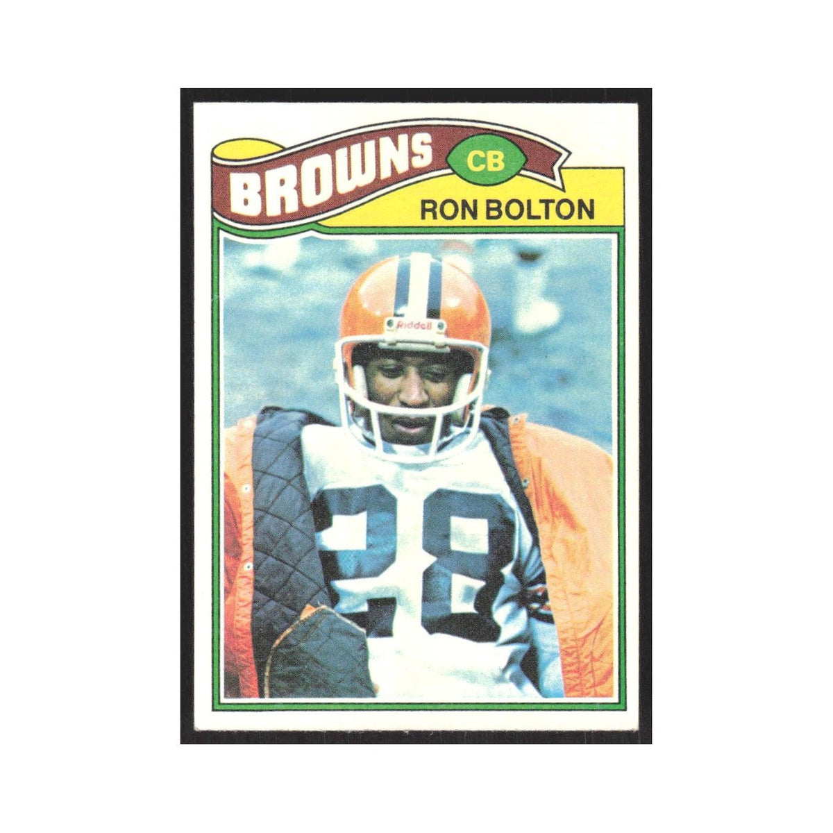 1977 Topps Ron Bolton Browns #114