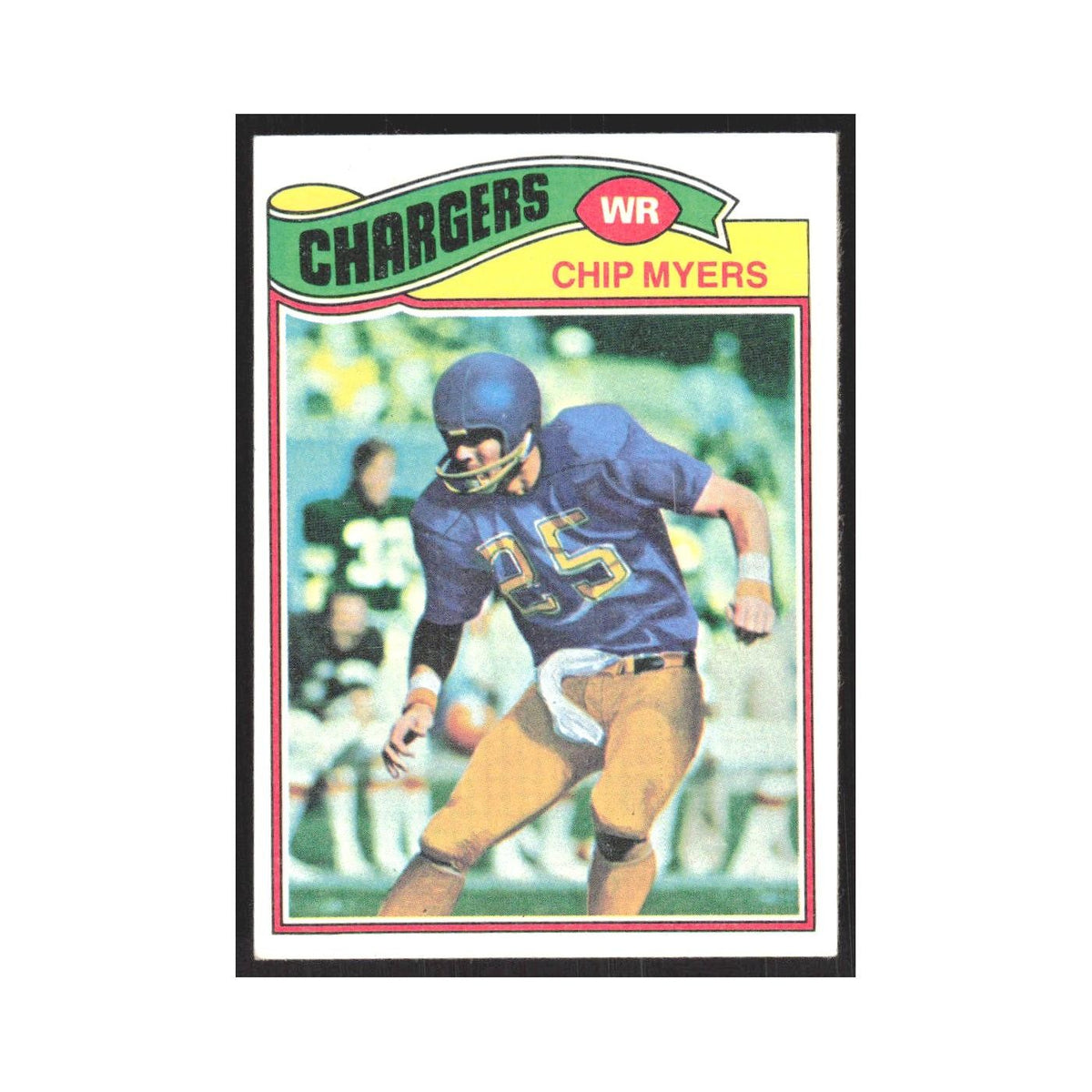 1977 Topps Chip Myers San Diego Chargers #109