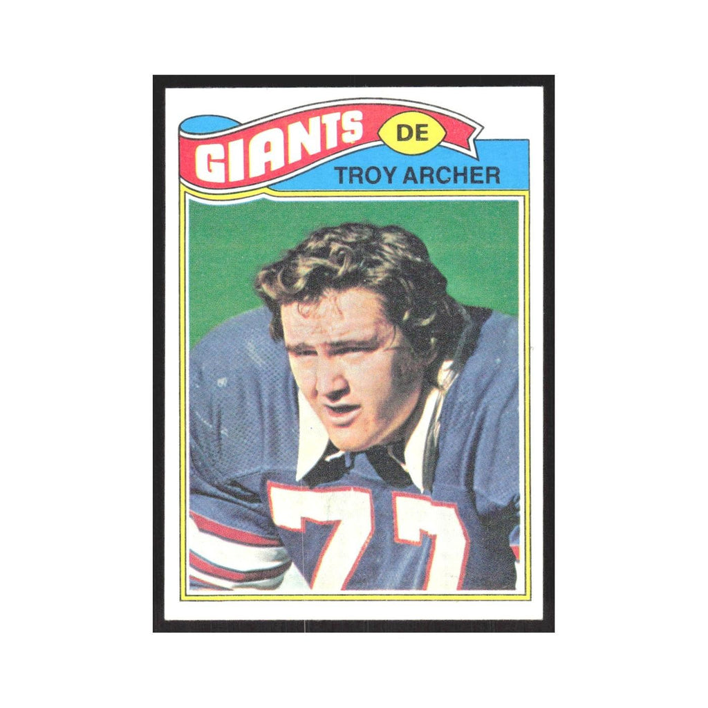 1977 Topps Troy Archer Giants #258