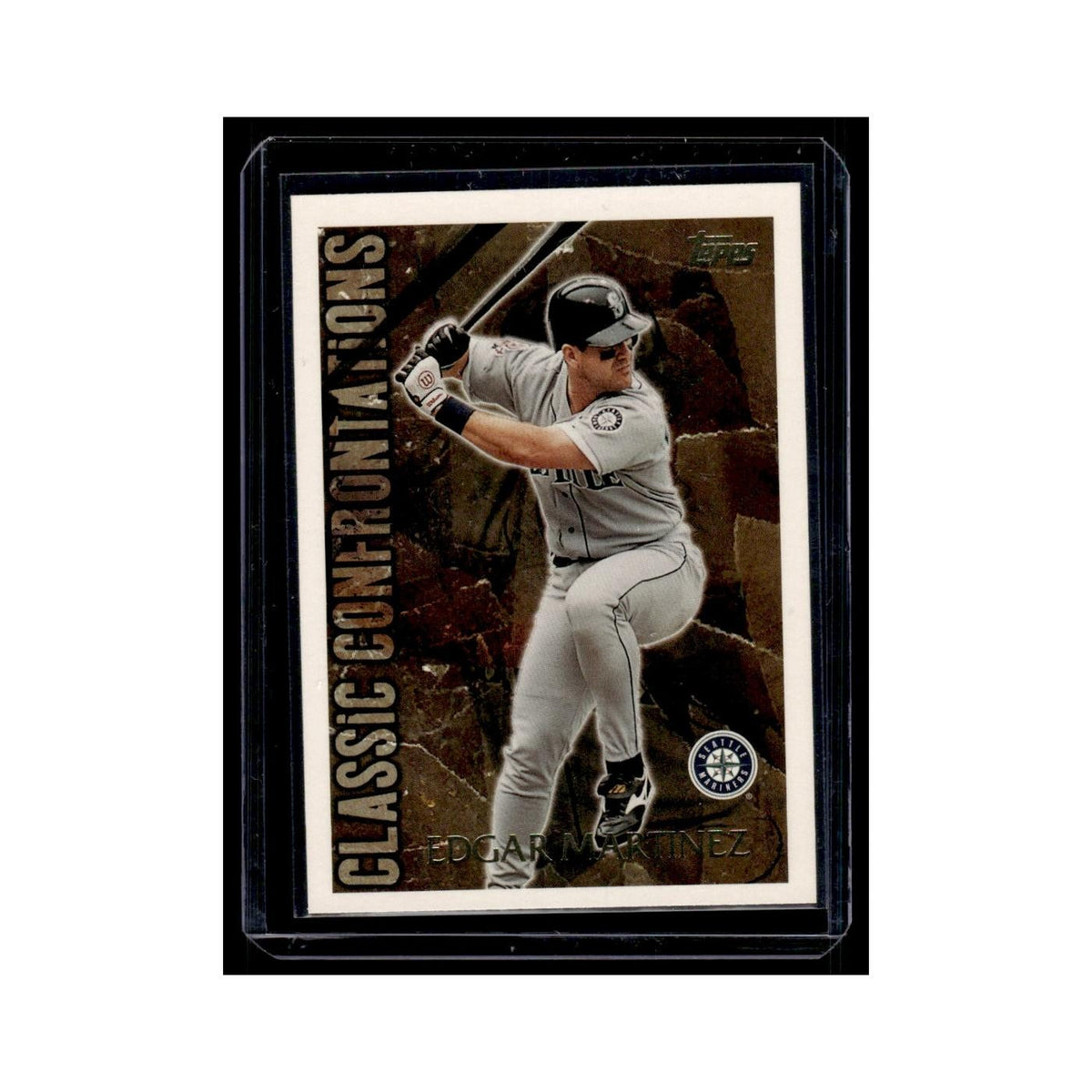 Edgar Martinez 1996 Topps Classic Confrontations #CC3 Seattle Mariners NM