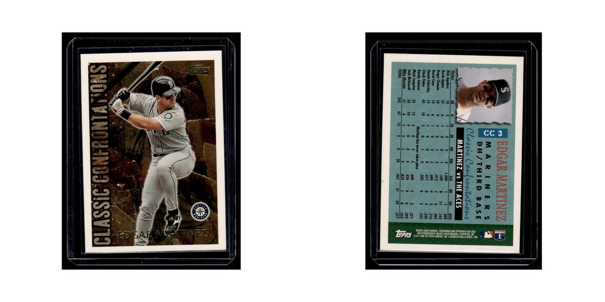 Edgar Martinez 1996 Topps Classic Confrontations #CC3 Seattle Mariners NM