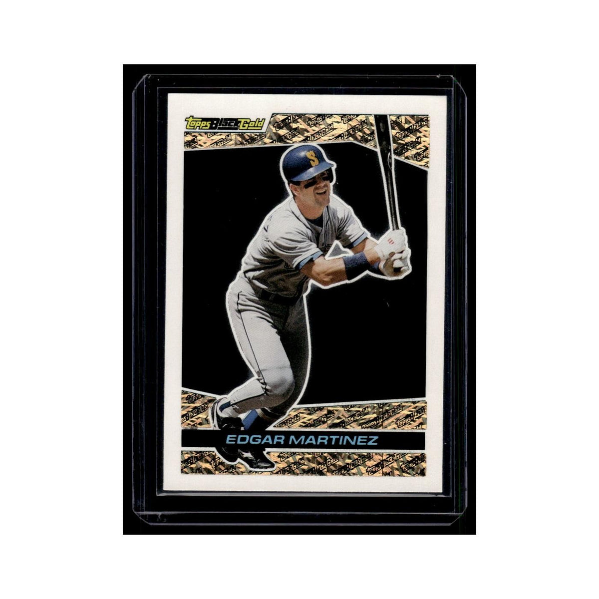 Edgar Martinez 1993 Topps Black Gold #37 Seattle Mariners Baseball Card NM