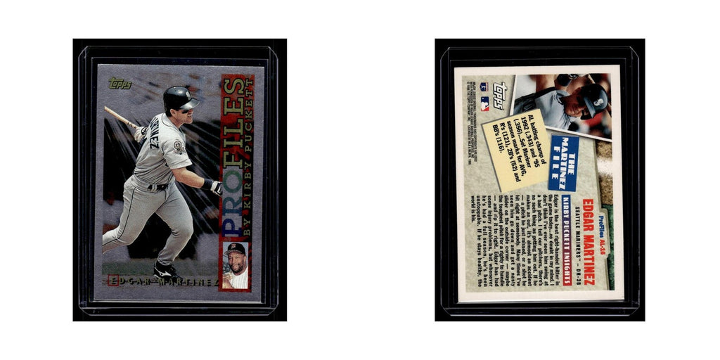 Edgar Martinez 1996 Topps Profiles #AL-16 Seattle Mariners Baseball Card NM