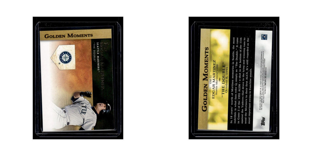 Edgar Martinez 2012 Topps Golden Moments #GM-11 Seattle Mariners NM