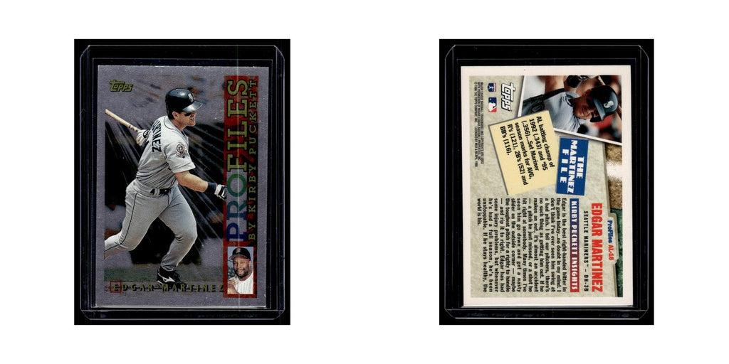 Edgar Martinez 1996 Topps Profiles #AL-16 Seattle Mariners Baseball Card NM