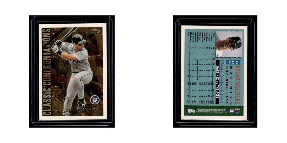 Edgar Martinez 1996 Topps Classic Confrontations #CC3 Seattle Mariners NM