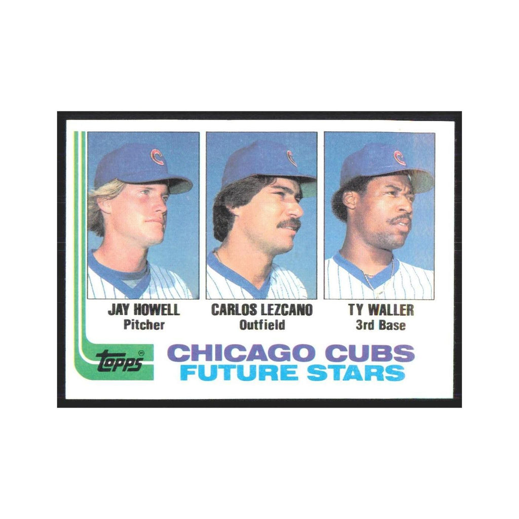 1982 Topps Jay Howell/Carlos Lezcano/Ty Waller Cubs #51