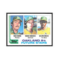 1982 Topps Rich Bordi/Mark Budaska/Kelvin Moore Athletics #531