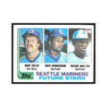 1982 Topps Dave Edler/Dave Henderson/Reggie Walton Mariners #711
