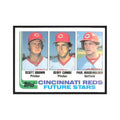1982 Topps Scott Brown/Geoff Combe/Paul Householder Reds #351
