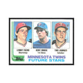 1982 Topps Lenny Faedo/Kent Hrbek/Tim Laudner Twins #766