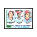 1982 Topps Glenn Brummer/Luis DeLeon/Gene Roof Cardinals #561