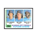 1982 Topps Atlee Hammaker/Mike Jones/Darryl Motley Royals #471