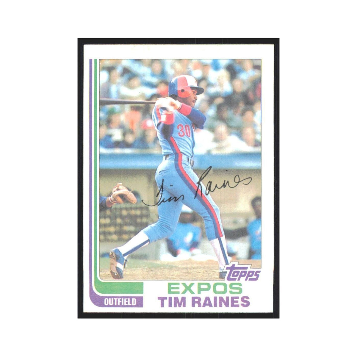 1982 Topps Ti Raines Montreal Expos #70