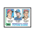 1982 Topps Lenny Faedo/Kent Hrbek/Tim Laudner Twins #766