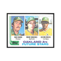 1982 Topps Rich Bordi/Mark Budaska/Kelvin Moore Athletics #531