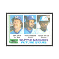 1982 Topps Dave Edler/Dave Henderson/Reggie Walton Mariners #711