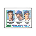 1982 Topps Ron Gardenhire/Terry Leach/Tim Leary Mets #623