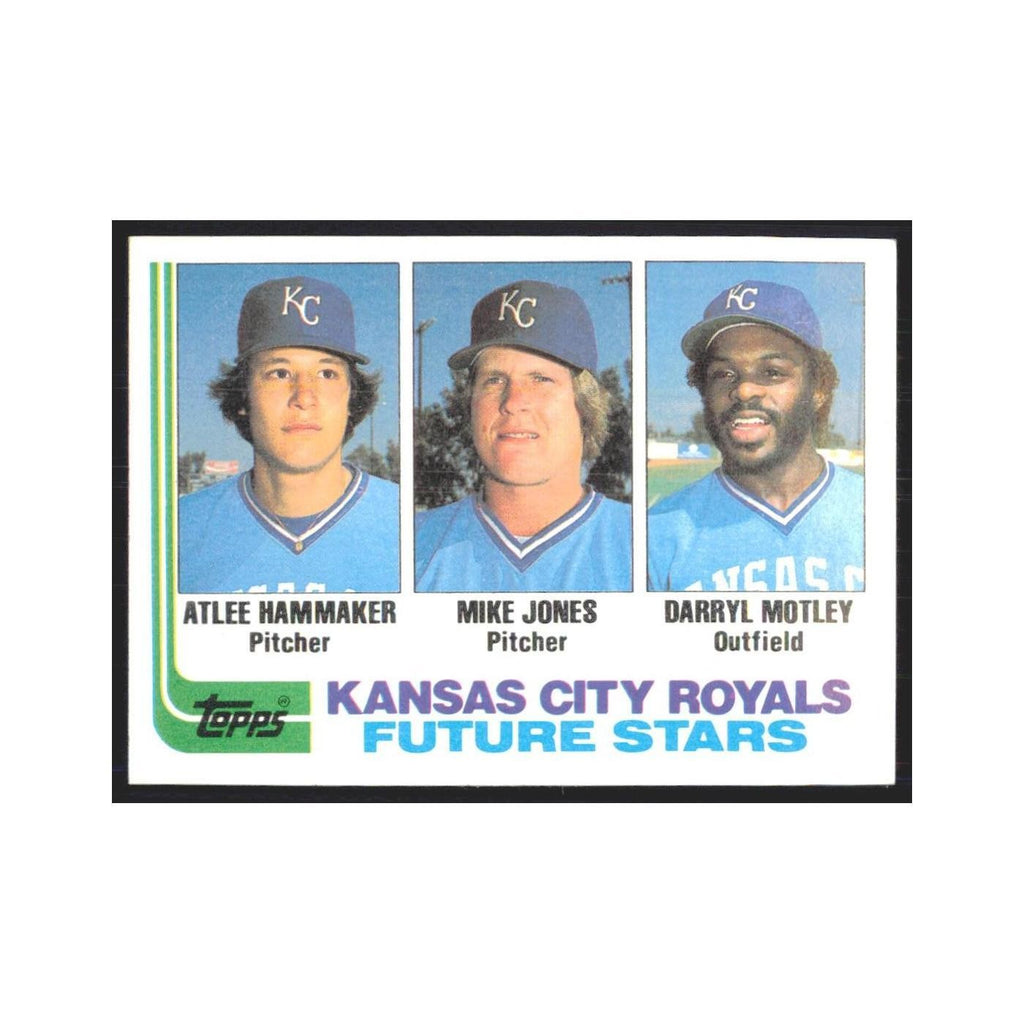 1982 Topps Atlee Hammaker/Mike Jones/Darryl Motley Royals #471
