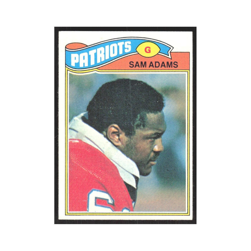 1977 Topps Sam Adams Patriots #14
