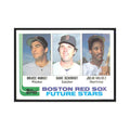 1982 Topps Bruce Hurst/Dave Schmidt/Julio Valdez Red Sox #381