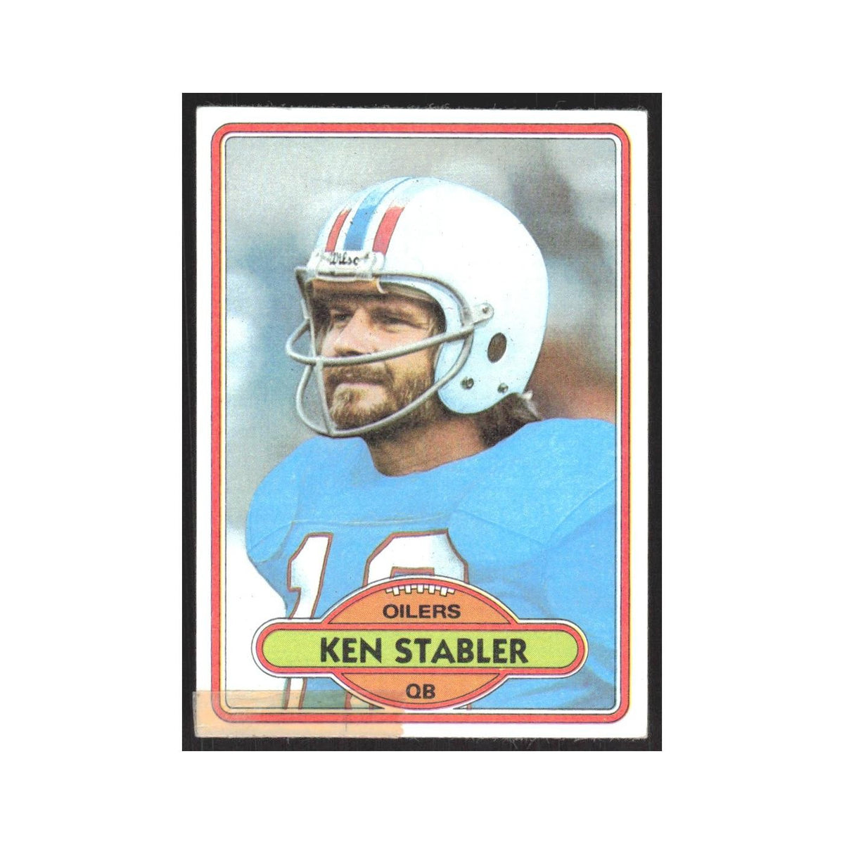 1980 Topps Ken Stabler Houston Oilers #65