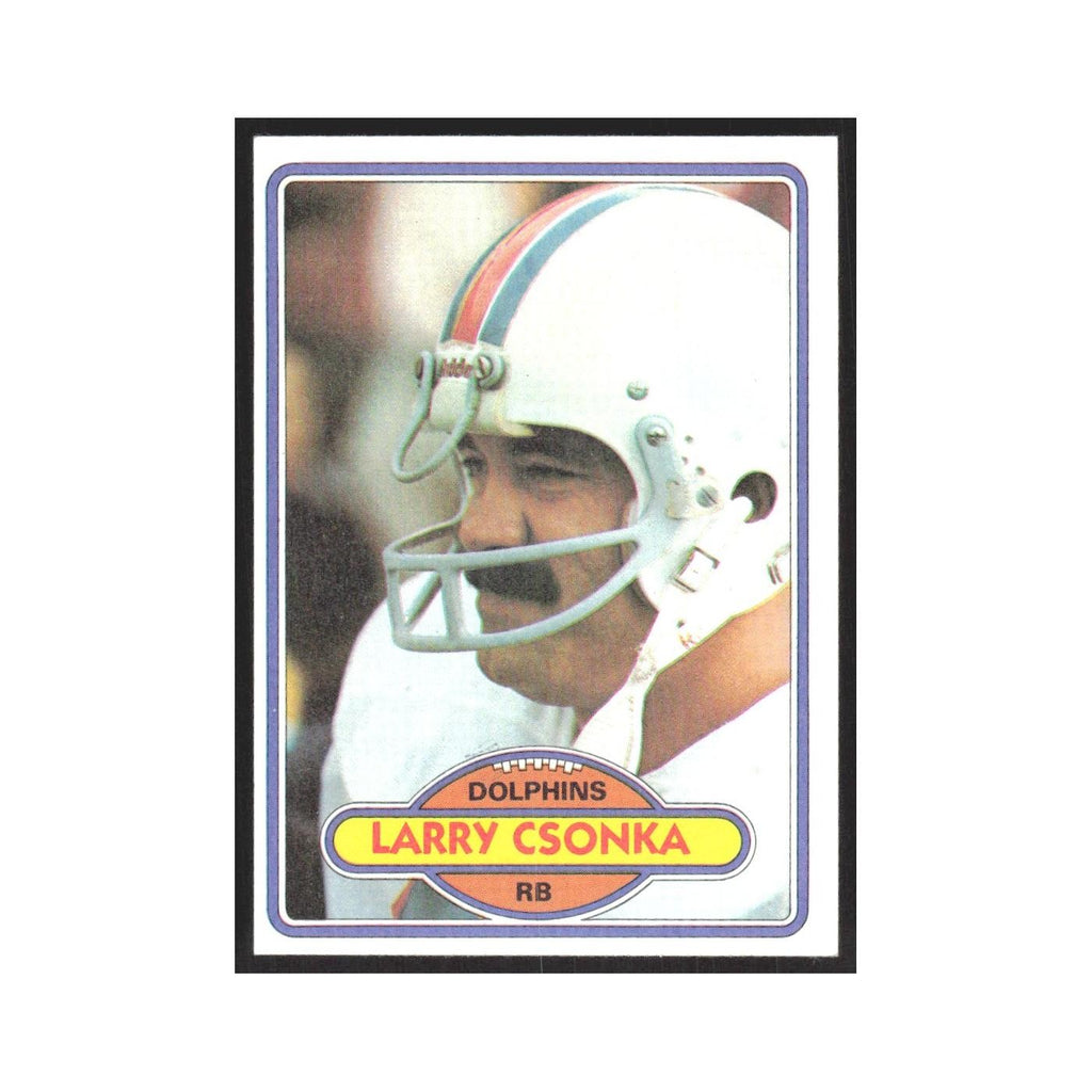 1980 Topps Larry Csonka Dolphins #485