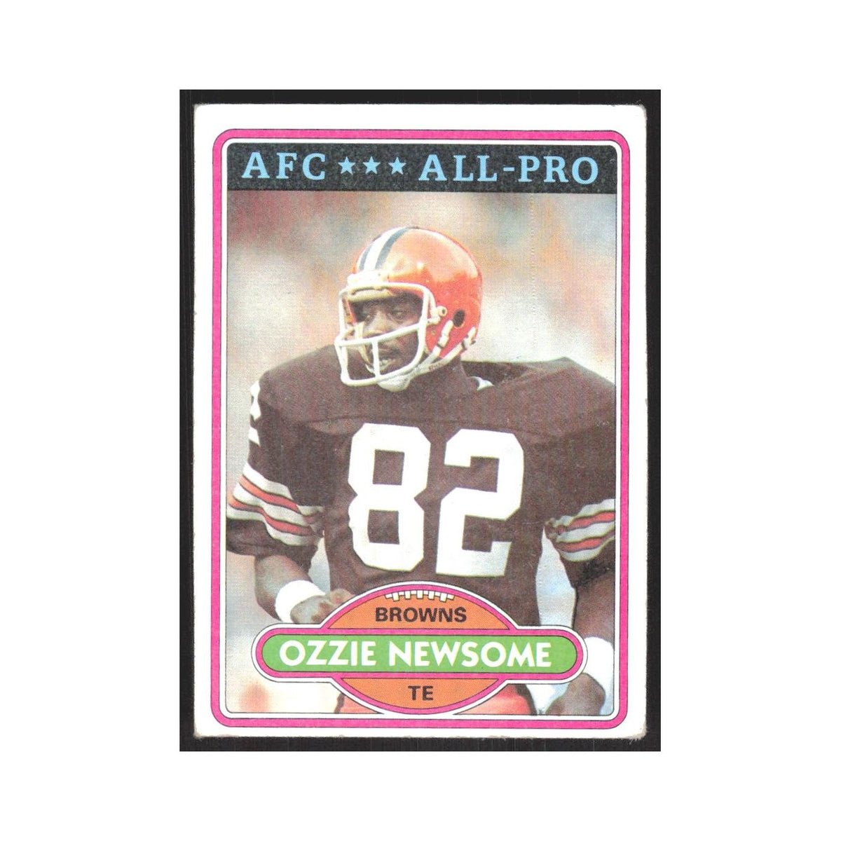 1980 Topps Ozzie Newsome Browns #110