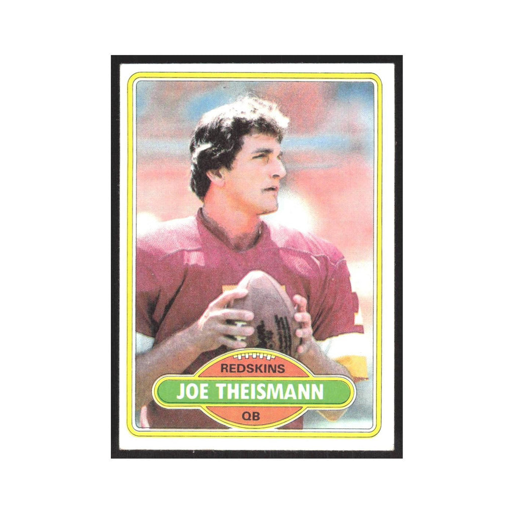 1980 Topps Joe Theismann Redskins #475