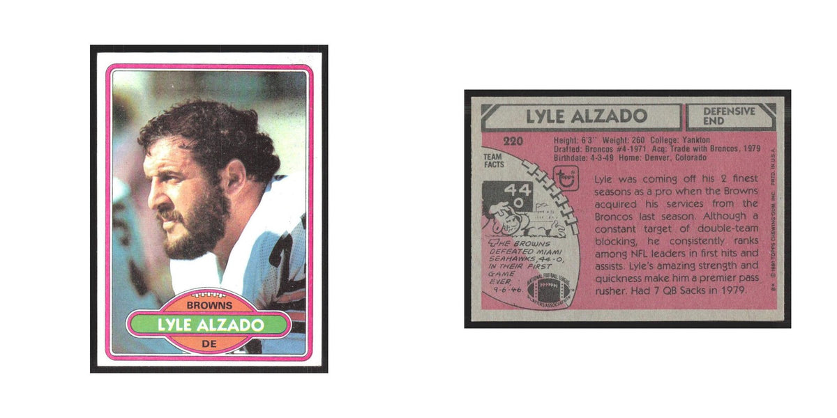 1980 Topps Lyle Alzado Browns #220