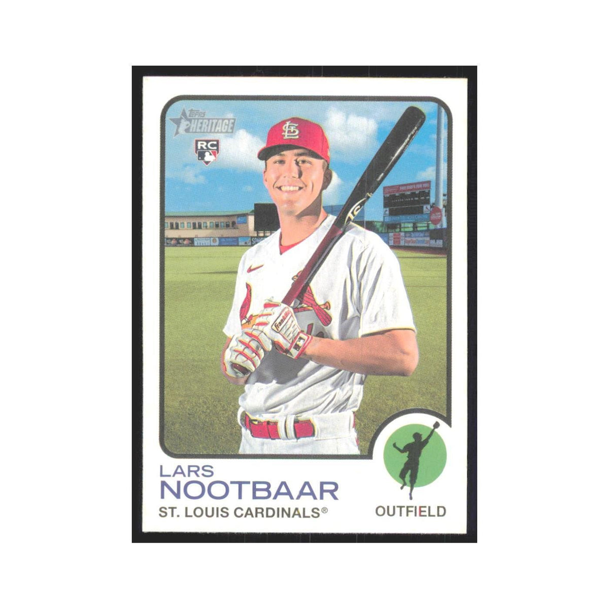 2022 Topps Heritage Lars Nootbaar RC Cardinals #32