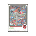 2022 Topps Heritage Josiah Gray RC Nationals #125