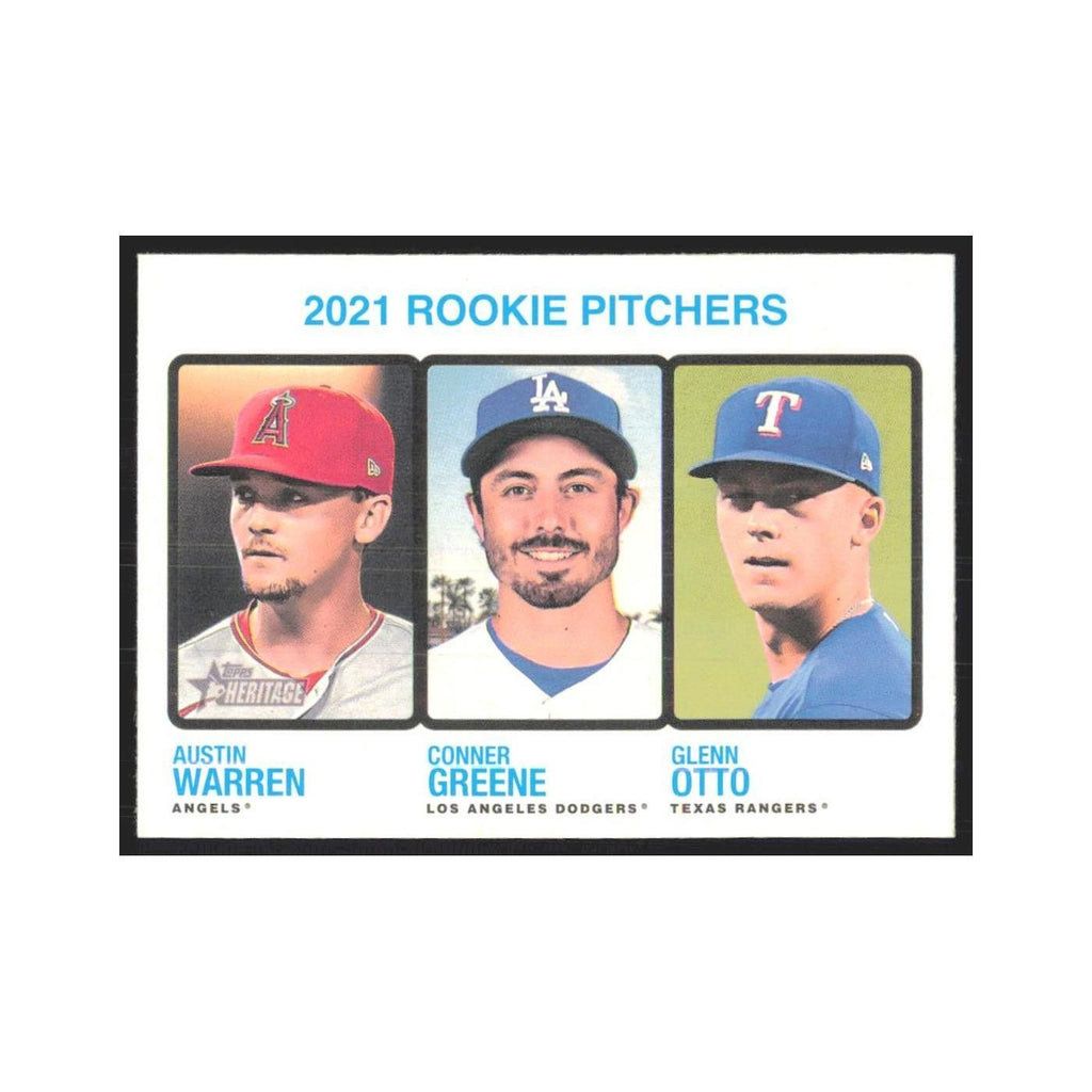2022 Austin Warren/Conner Greene/Glenn Otto RC Los Angeles Angels/Los Angeles Do