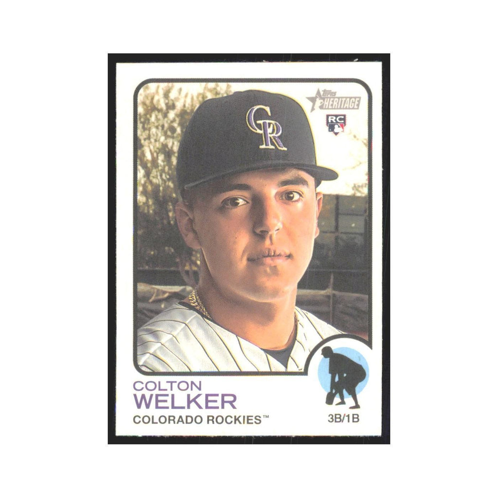 2022 Topps Heritage Colton Welker RC Rockies #281