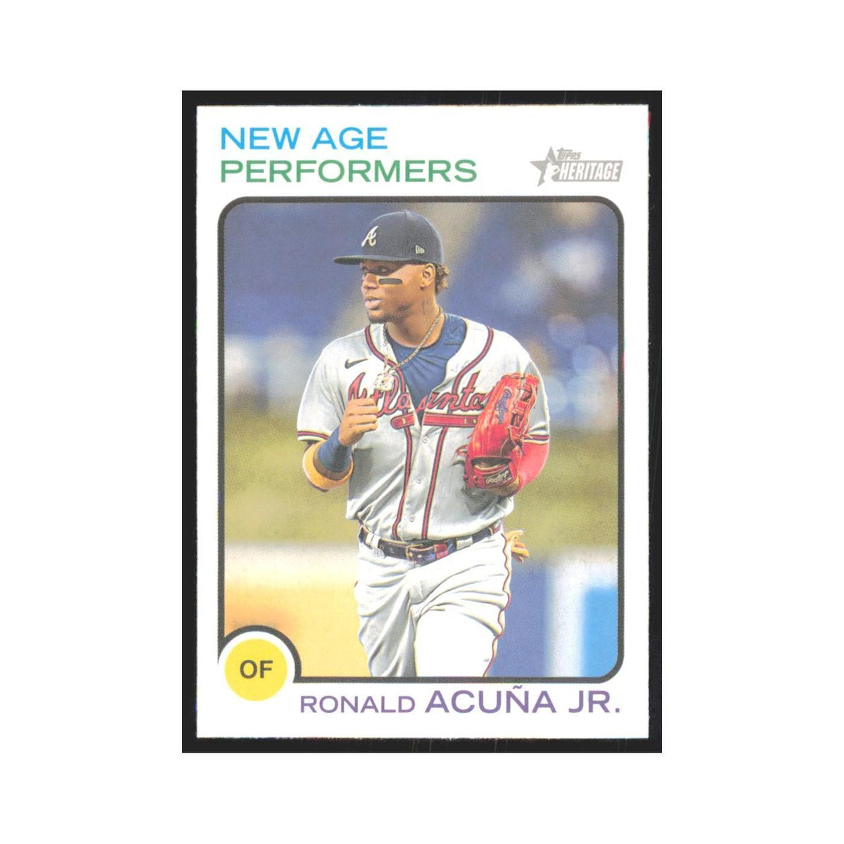 2022 Topps Heritage Ronald Acuña Jr. Braves #NAP-9