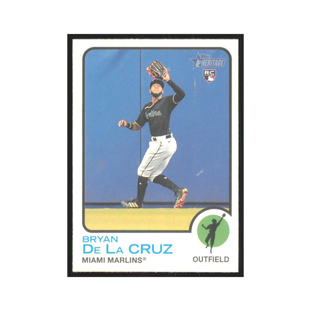 2022 Topps Heritage Bryan De La Cruz RC Marlins #334
