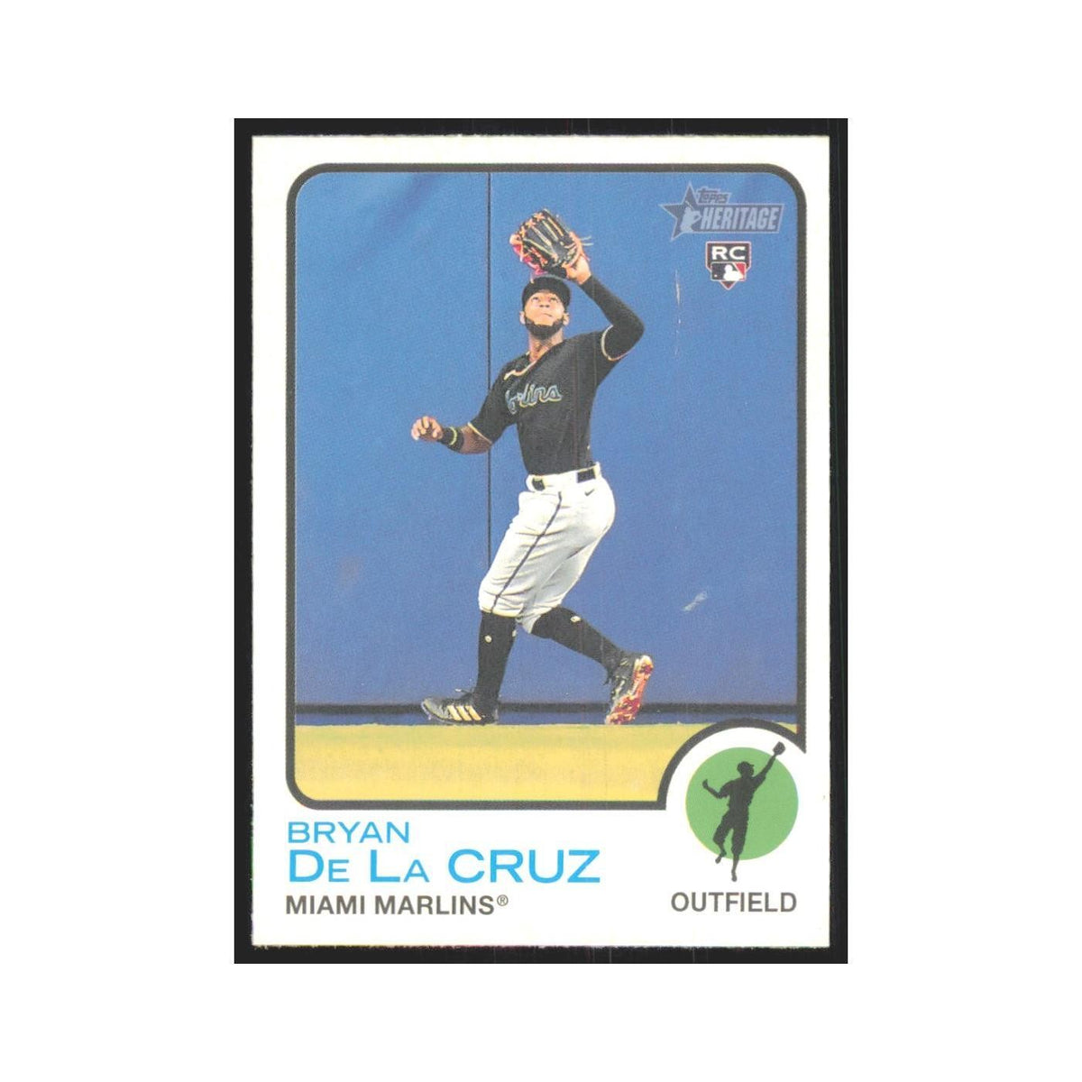 2022 Topps Heritage Bryan De La Cruz RC Marlins #334