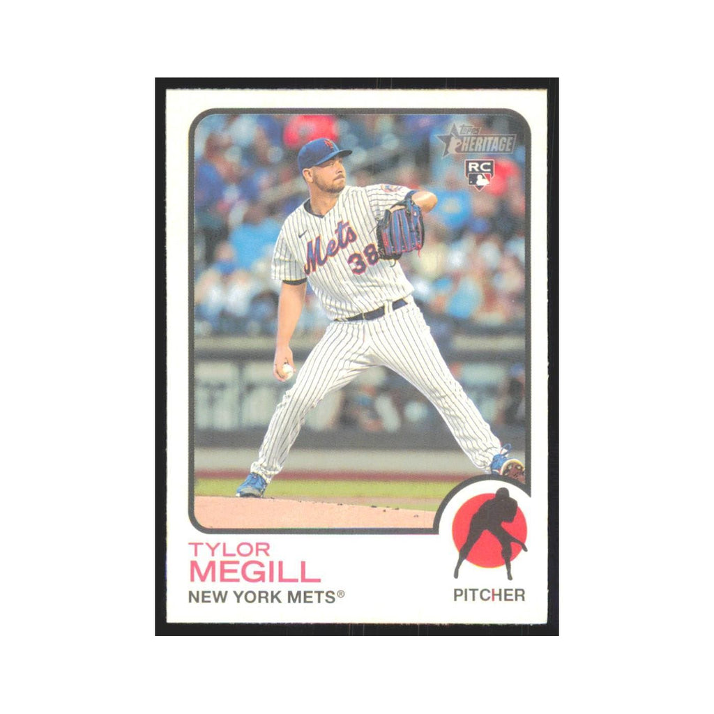 2022 Topps Heritage Tylor Megill RC Mets #140