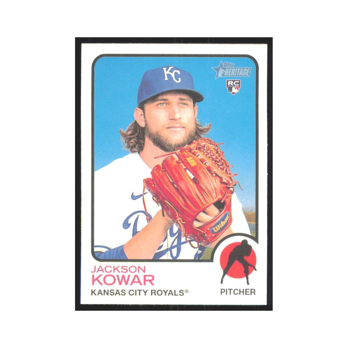 2022 Topps Heritage Jackson Kowar RC Royals #155