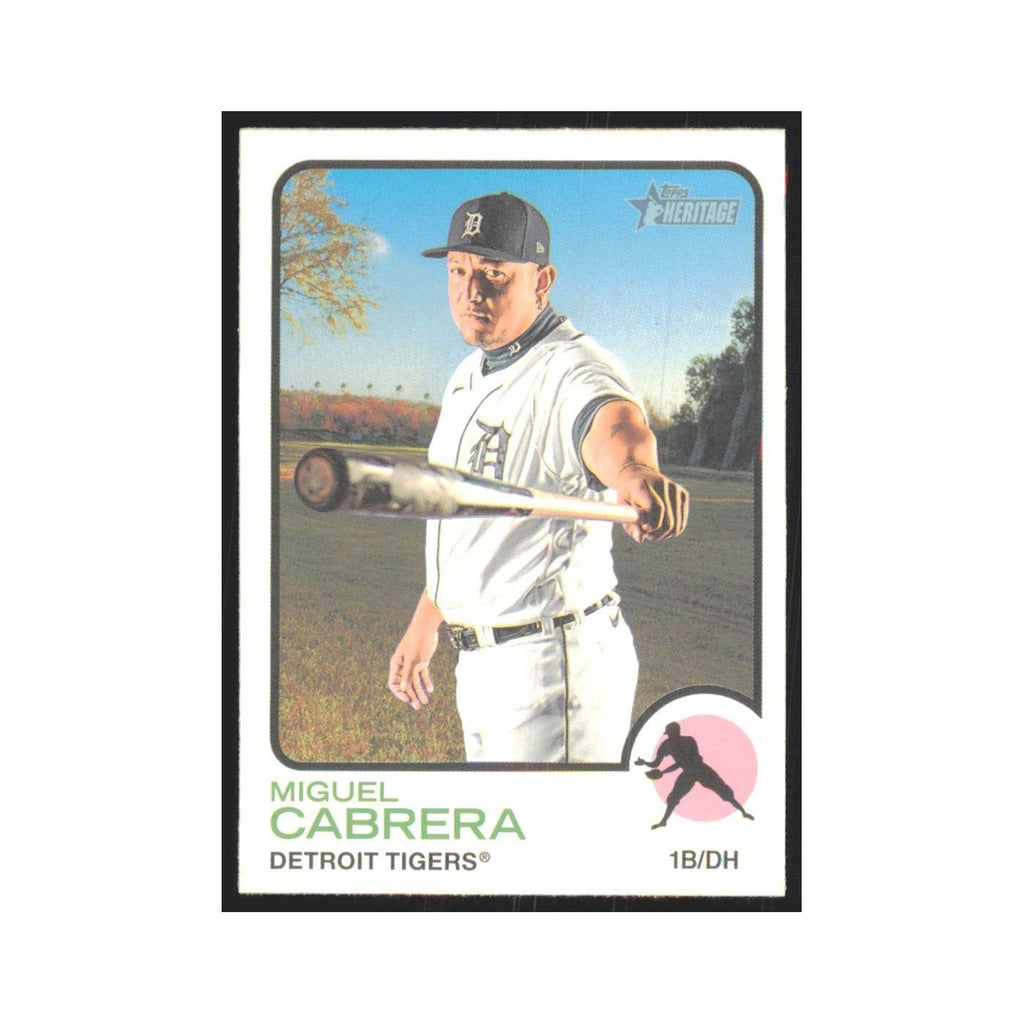 2022 Topps Heritage Miguel Cabrera Tigers #340