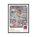 2022 Topps Heritage Josiah Gray RC Nationals #125