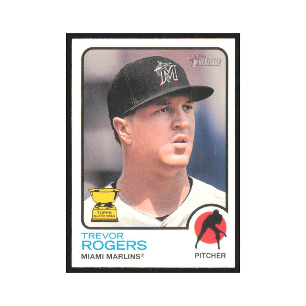 2022 Topps Heritage Trevor Rogers Marlins #283