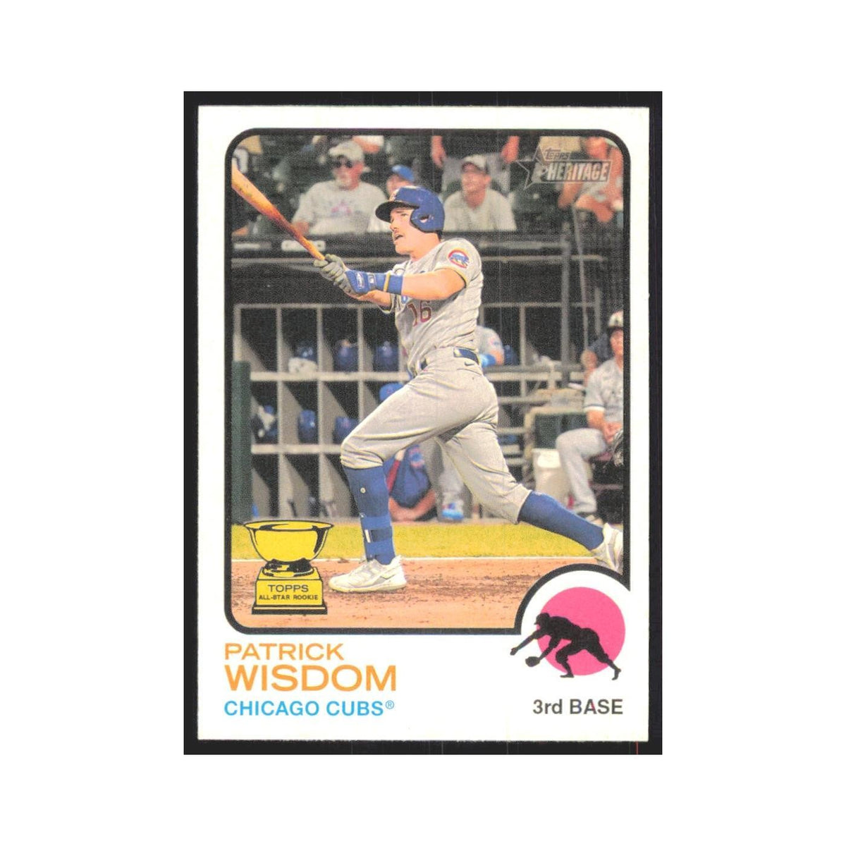 2022 Topps Heritage Patrick Wisdom Cubs #276
