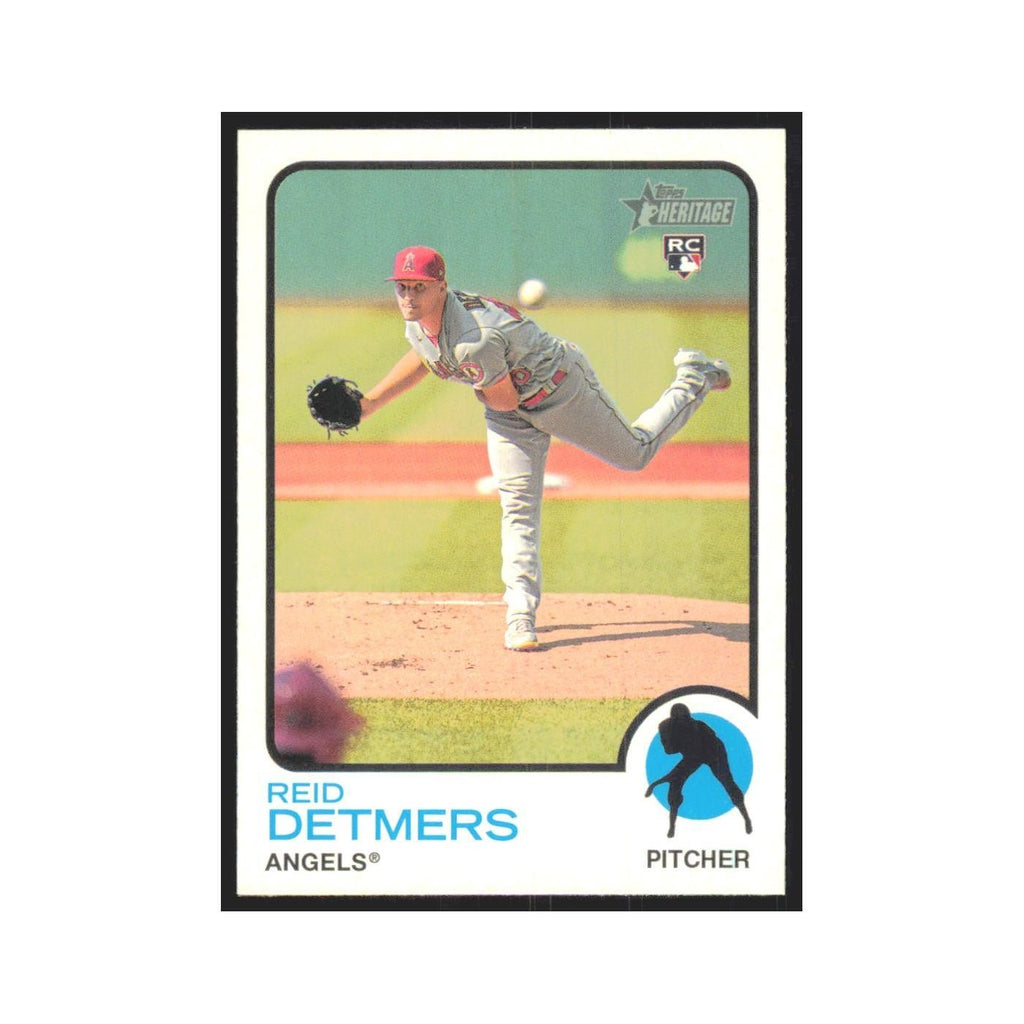 2022 Topps Heritage Reid Detmers RC Angels #24