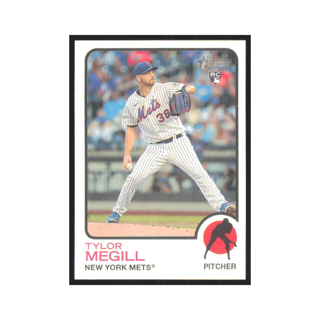 2022 Topps Heritage Tylor Megill RC Mets #140