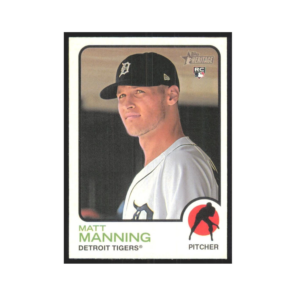 2022 Topps Heritage Matt Manning RC Tigers #227