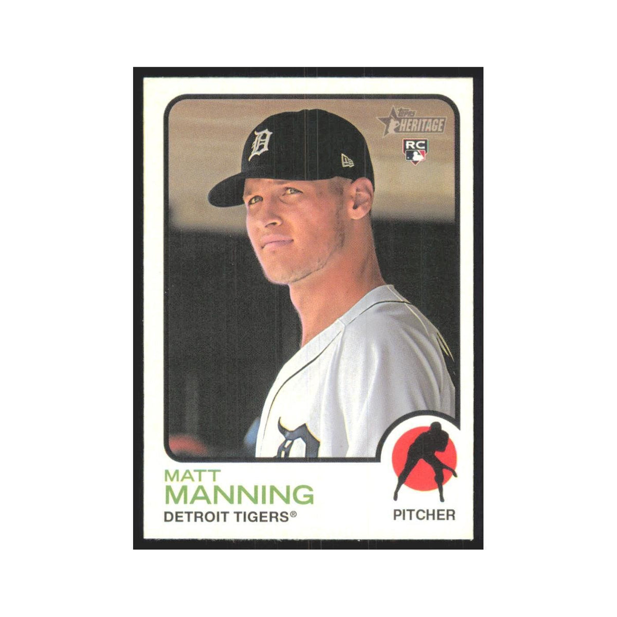 2022 Topps Heritage Matt Manning RC Tigers #227