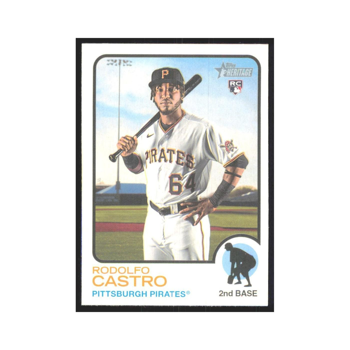 2022 Topps Heritage Rodolfo Castro RC Pirates #165