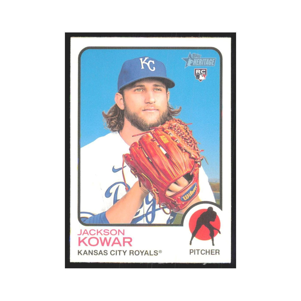 2022 Topps Heritage Jackson Kowar RC Royals #155